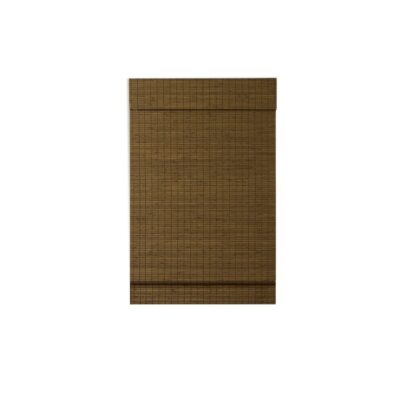 Radiance Cordless Bamboo Roman Shades for Standard Windows in Maple Finish