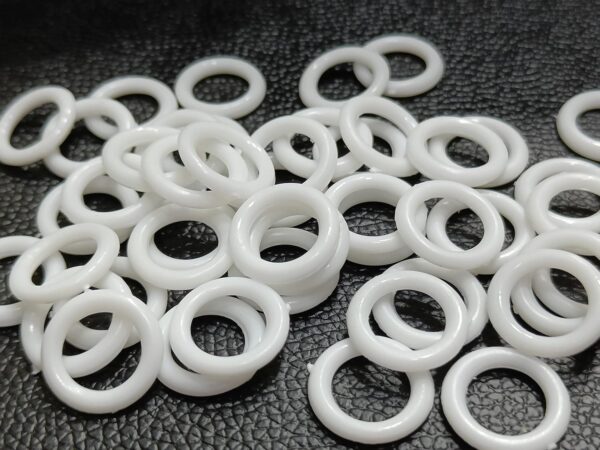 Shuttle O-Ring Plastic Curtain Rings for Roman Blinds - 50 Pack