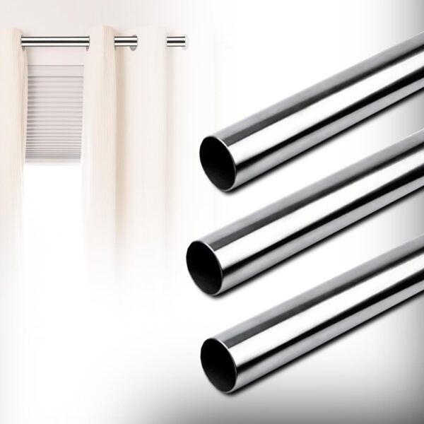 Stainless Steel Curtain Rod: Durable, Anti-Rust, Multipurpose for Home and Office