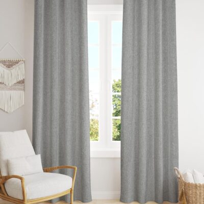 Stylish 5 Feet Jute Curtains for Modern Living Room and Bedroom Decor