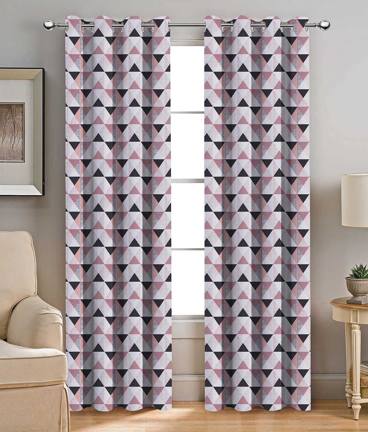 Stylish AIRWILL Cotton Geometrical Door Curtains Review: Elevate Your Space Effortlessly