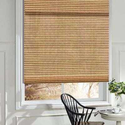 Stylish Bamboo Roller Shades for Home: Easy Installation & Light Filtering