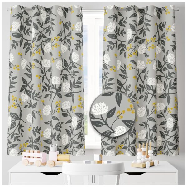 Stylish Blackout Curtains for Bedrooms and Living Rooms - Vendola 2 Piece Set