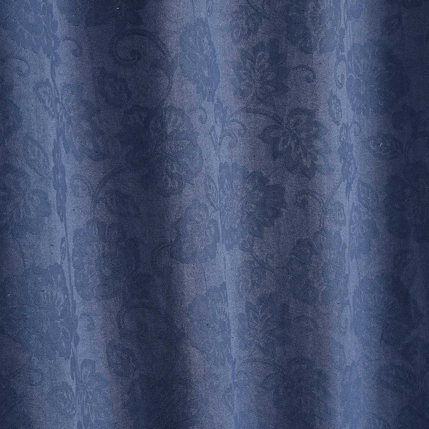 Transform Your Space with Stylish Blue Cotton Room Darkening Curtains Set