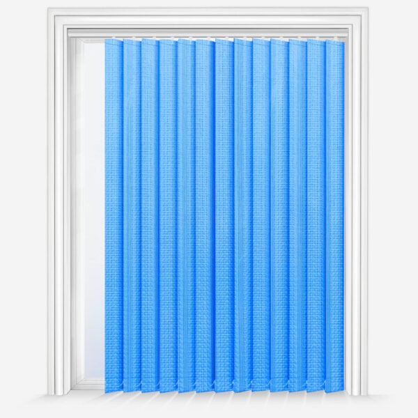 Stylish Blue Vertical Blinds for Windows: Perfect for Home and Balcony