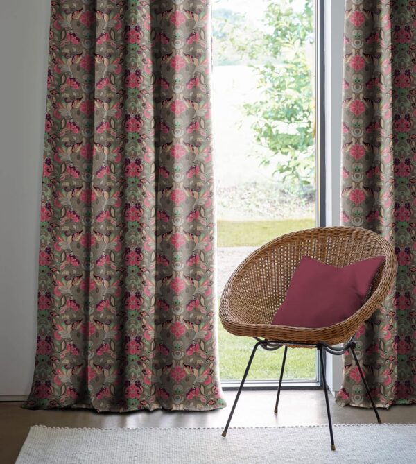 Stylish Burnt Olive Pink Blackout Curtains for Bedrooms and Living Rooms