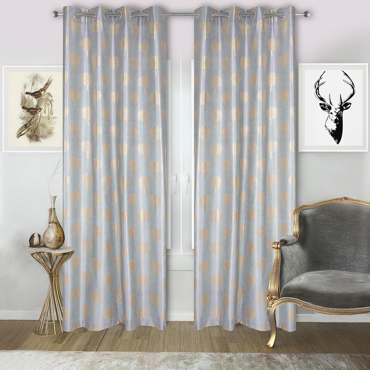 Stylish Grey Eyelet Curtains: Perfect Room Darkening Solution for Any Space