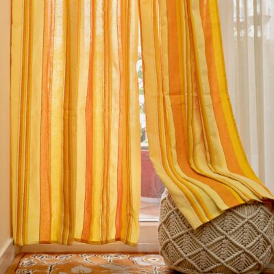 Stylish RANGBHAR Cotton Semi Sheer Curtains for Bright and Airy Windows