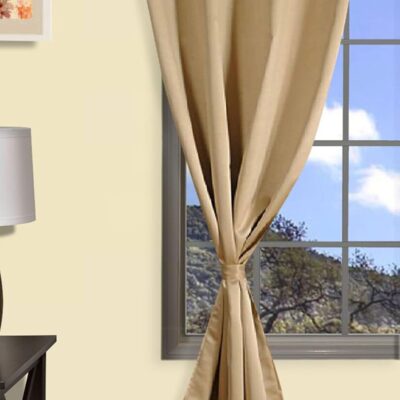 Swayam Blackout Long Door Curtain Set: Thermal Insulator for Bedrooms and Guest Rooms