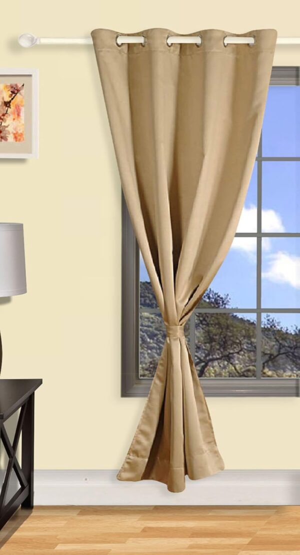 Swayam Blackout Long Door Curtain Set: Thermal Insulator for Bedrooms and Guest Rooms