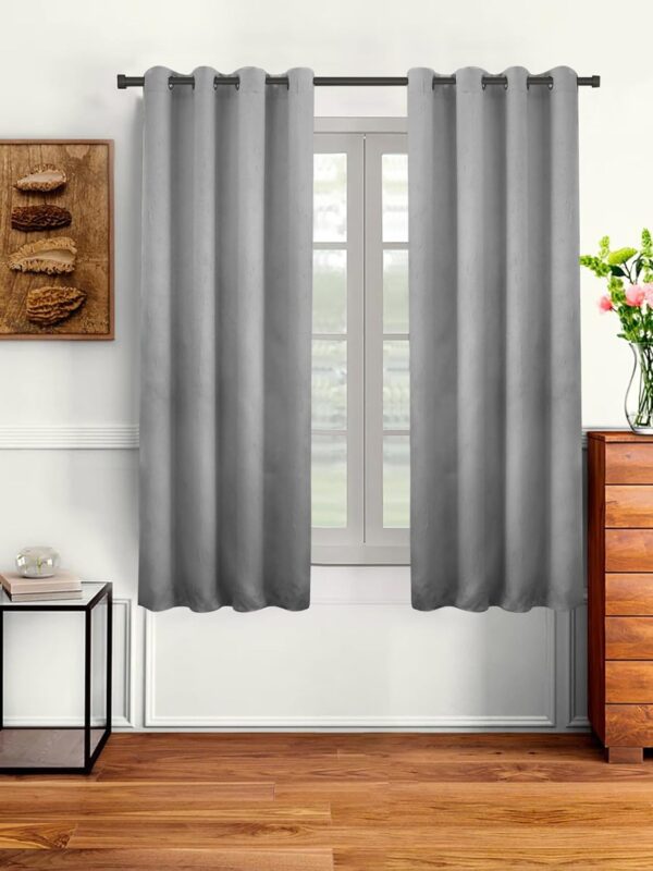 Thermal Insulated Blackout Curtains for Noise Reduction and Privacy - Set of 2