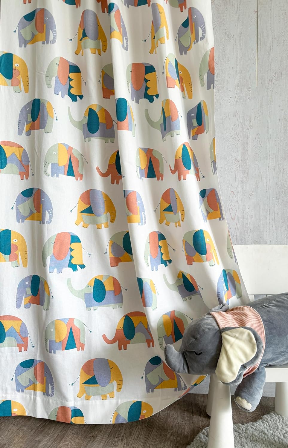 Tranquebar Cotton Curtains Review: Stylish Elephant Print with 65% Room Darkening