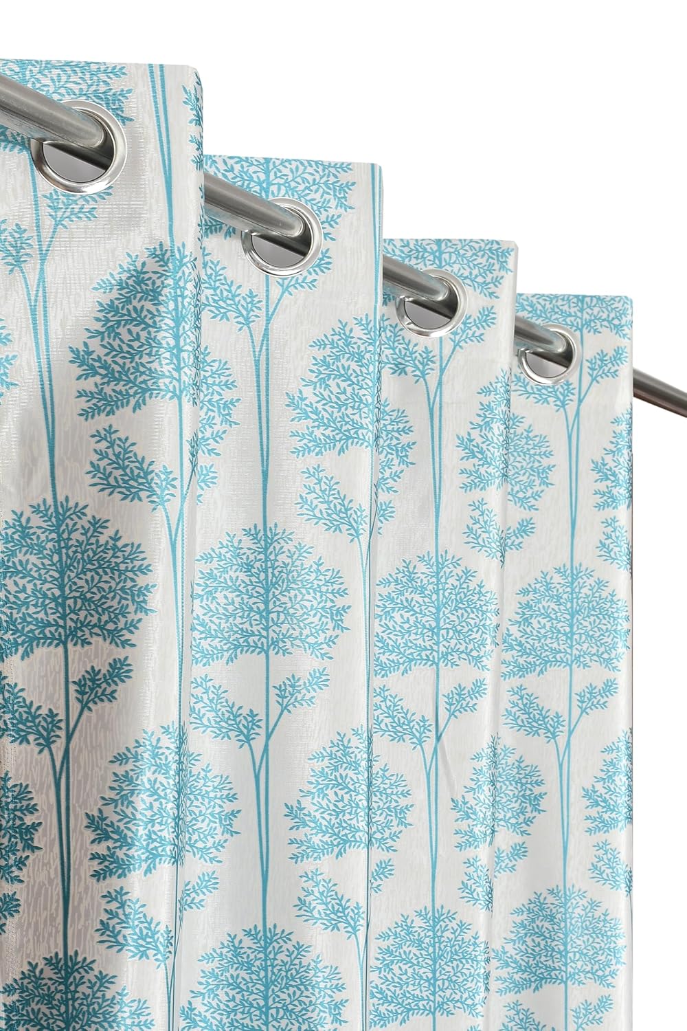 Transform Your Space with Tree Printed Long Window Curtains for Room Darkening