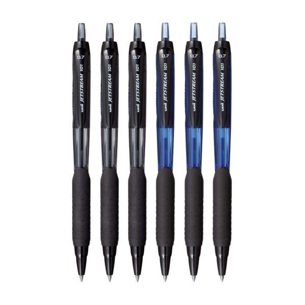 Uniball Jetstream SXN101: Quick Drying, Waterproof Roller Ball Pens in 6 Shades