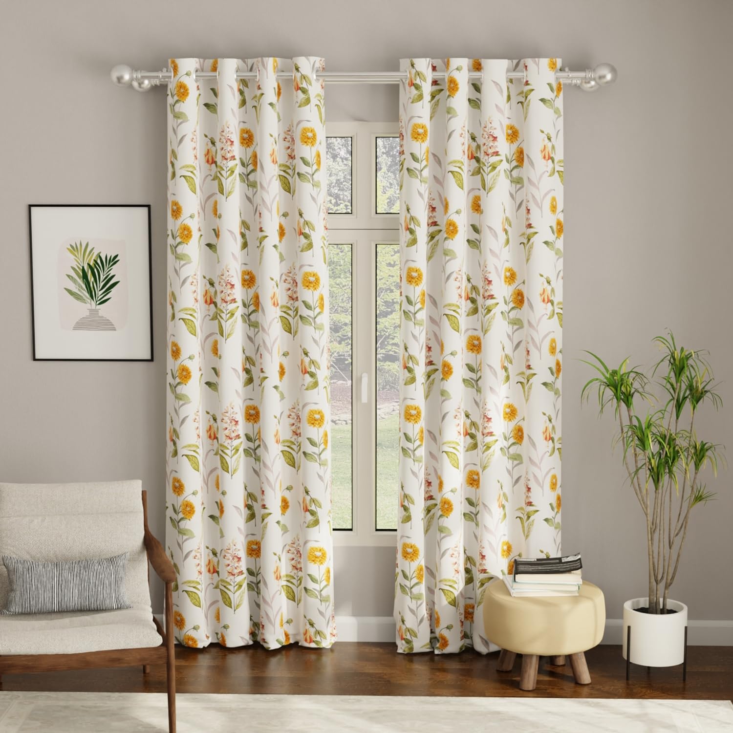 Transform Your Space with Urban Space Blackout Curtains: 8 Ft Room Darkening Set