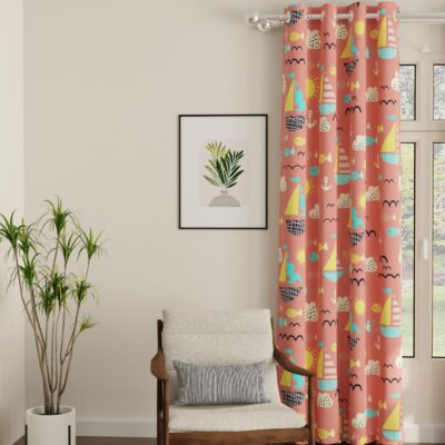 Urban Space Blackout Curtains for Long Doors – 80-85% Room Darkening