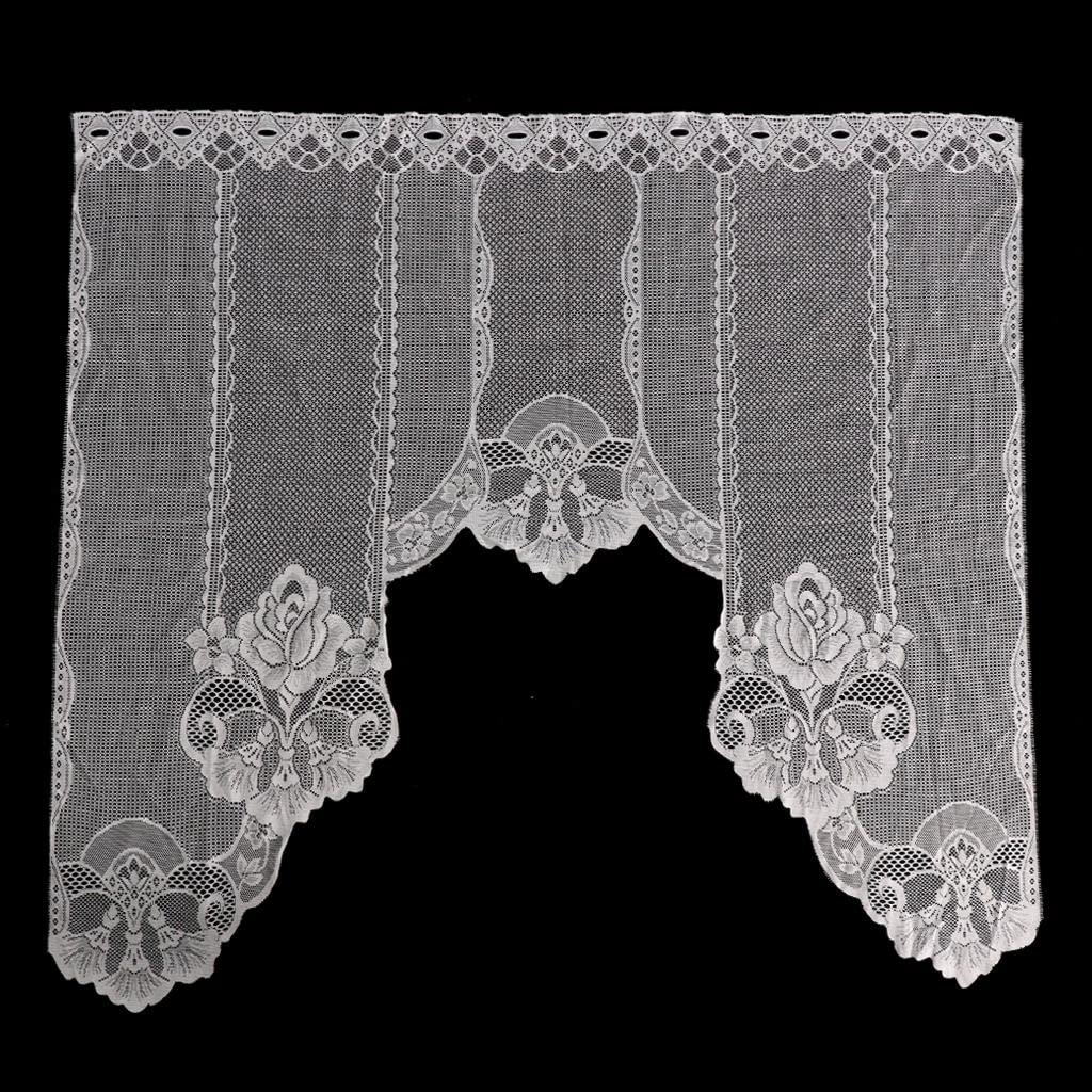 Elegant Vintage Lace Coffee Curtain: Perfect Kitchen Window Decor for Your Home