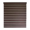 Zebra Polyester Blinds for Windows: Stylish Coffee Color, 135x130cm Size - Image 3