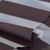 Zebra Polyester Blinds for Windows: Stylish Coffee Color, 135x130cm Size - Image 4