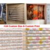 Zebra Polyester Blinds for Windows: Stylish Coffee Color, 135x130cm Size - Image 6