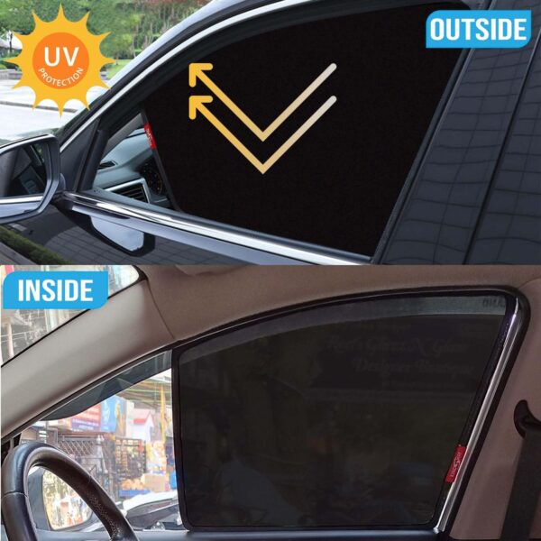 KINGSWAY Tiago EV Sun Shade Curtains for 2023 Tata Tiago EV Models - Image 6