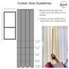 Stylish Mustard Yellow Cotton Linen Sheer Curtains with Eyelet Rings for Doors - Image 6