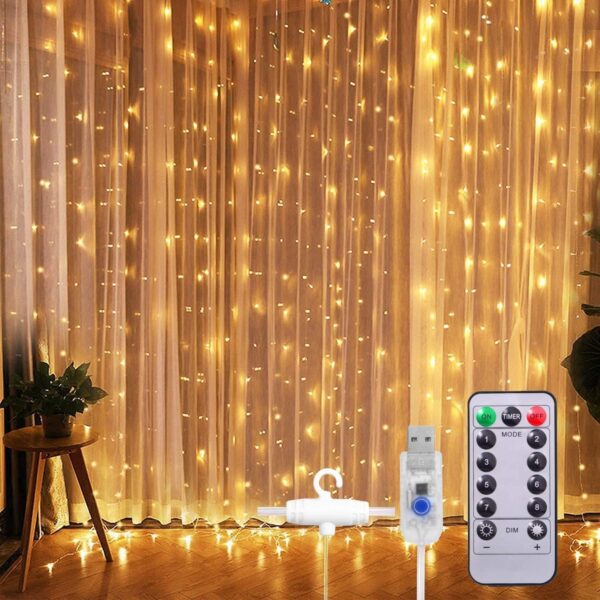 300 LED Fairy Lights for Diwali, Christmas, Weddings, and Parties