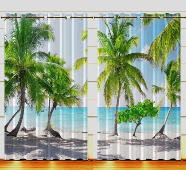 3D Digital Printed 9Ft Curtains for Kids Room and Living Room Decor