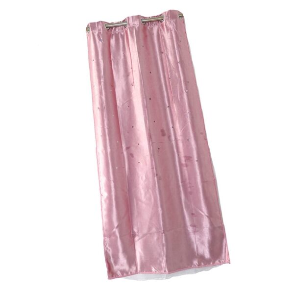 Starry Series Pink Curtains: Elegant Roman Shades for Your Bedroom Decor - Image 3