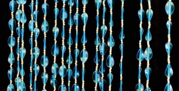 MACPAS Blue Sparkling String Beads Curtains for Stunning Home Decoration - Image 2