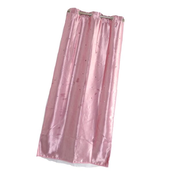 Starry Series Pink Curtains: Elegant Roman Shades for Your Bedroom Decor - Image 4