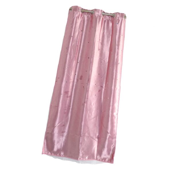 Starry Series Pink Curtains: Elegant Roman Shades for Your Bedroom Decor - Image 5