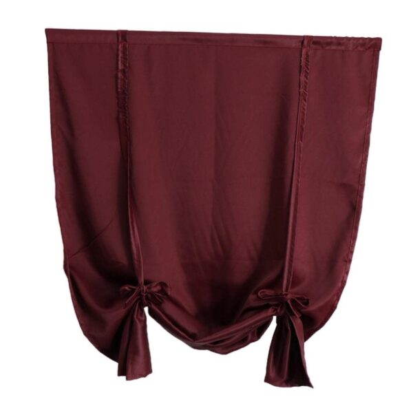 Elegant CALANDIS Blackout Curtains: Stylish Room Darkening Roman Shades in Red - Image 6