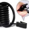 PiyuBind Black Curtain Rings with Clips - Rustproof Decorative Drapery Hangers - Image 5