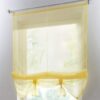 Stylish EN-VOLANT Yellow Roman Curtains for Brightening Your Bedroom Space - Image 3