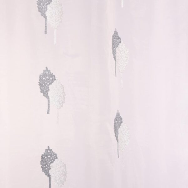 Elegant HopeLadder White Embroidered Organza Curtains for Stylish Home Decor - Image 3