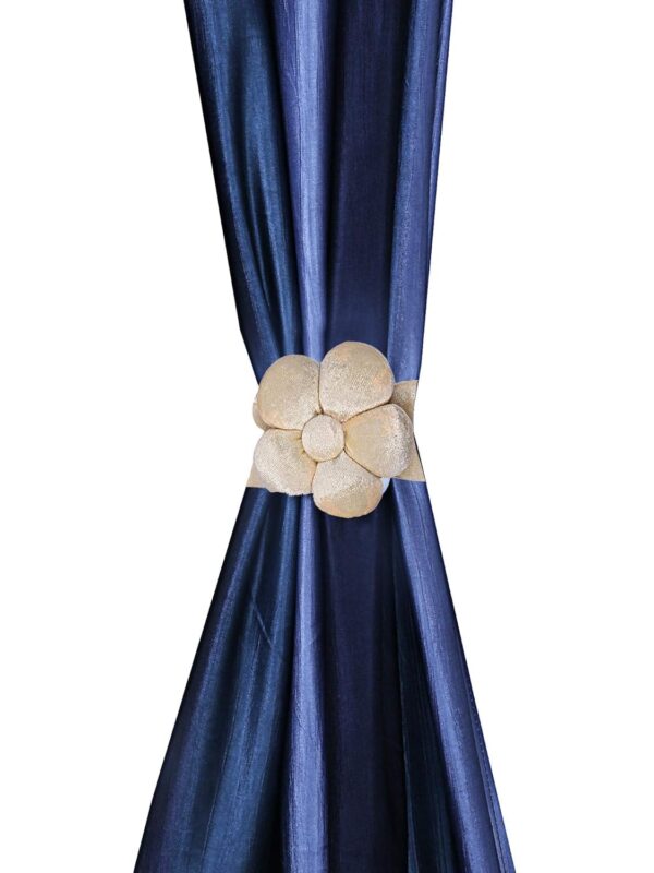 Elegant Velvet Curtain Tie Back Tassel Set in Cream for Stylish Interiors - Image 2