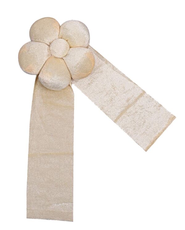 Elegant Velvet Curtain Tie Back Tassel Set in Cream for Stylish Interiors - Image 3