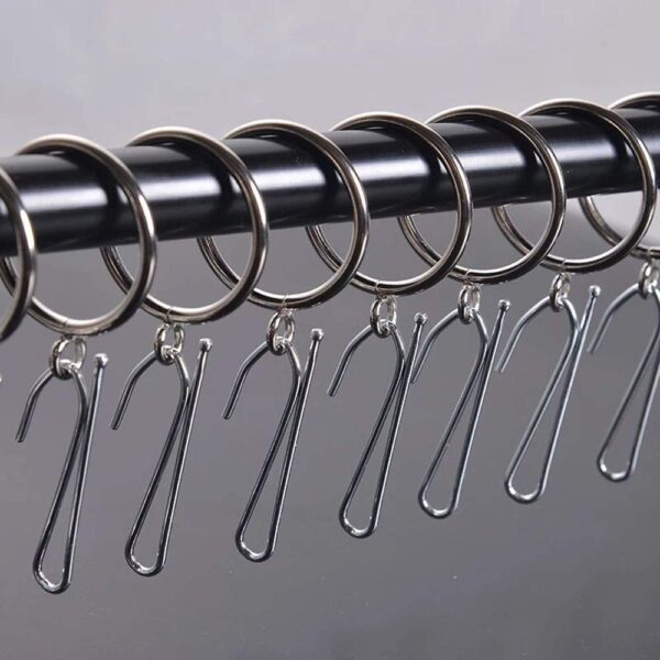 50 Pcs Stainless Steel Curtain Hooks for Easy Pinch Pleat Installation - Image 4