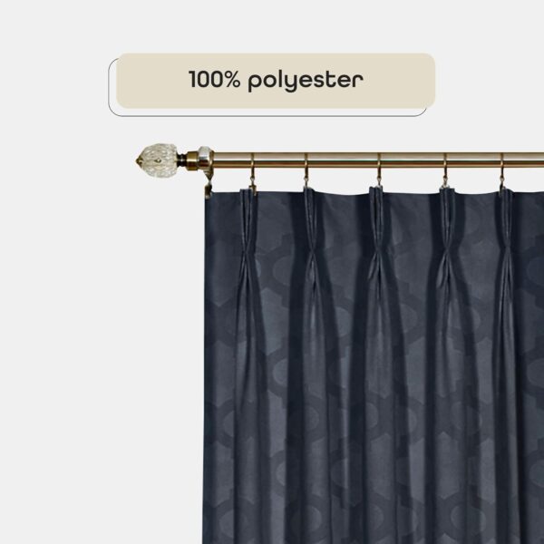 Windsor Pinch Pleat Curtains: Elegant 34x63" Home Decor Solution - Image 3