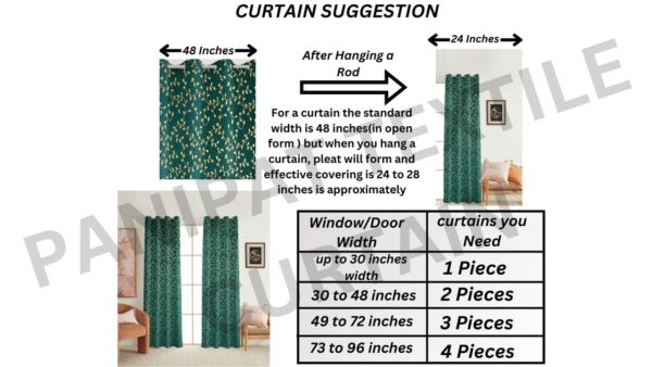 Luxury Cream Velvet Curtains for Room Darkening - Pack of 4 Pieces - Image 2