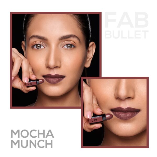 Renee Fab 5 Refill Bullet Matte Lipstick in L 23 Mocha Munch Review - Image 4