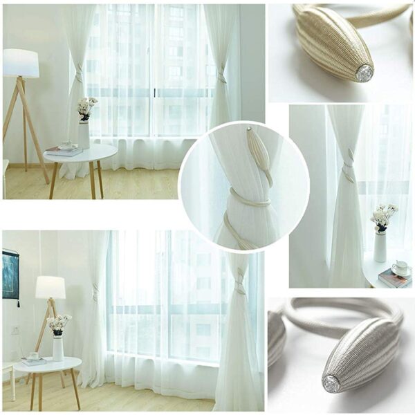 Stylish Home Cloud Curtain Holders: Unique Alloy Tiebacks for Elegant Drapes - Image 2