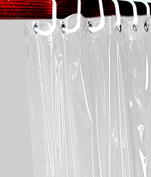 Kuber Industries PVC Transparent AC Door Curtain - 54x96 Inches, 8 Feet - Image 2