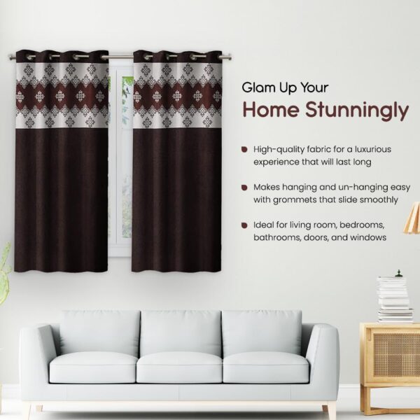 Stylish Brown Room Darkening Curtains for Bedroom and Living Room Decor - Image 6