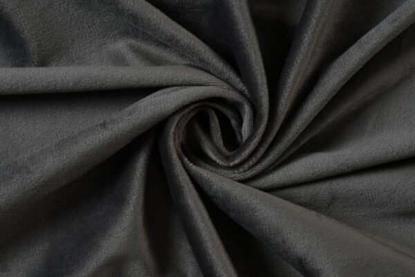 Luxurious Dark Grey Plush Velvet Curtains for Home Window and Door Decor - Image 5