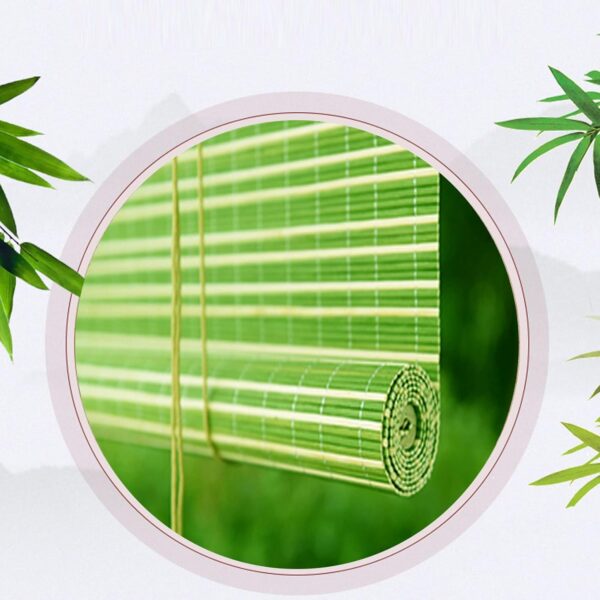 Eco-Friendly Bamboo Roll Up Blinds for Sun Protection and Style - Image 4