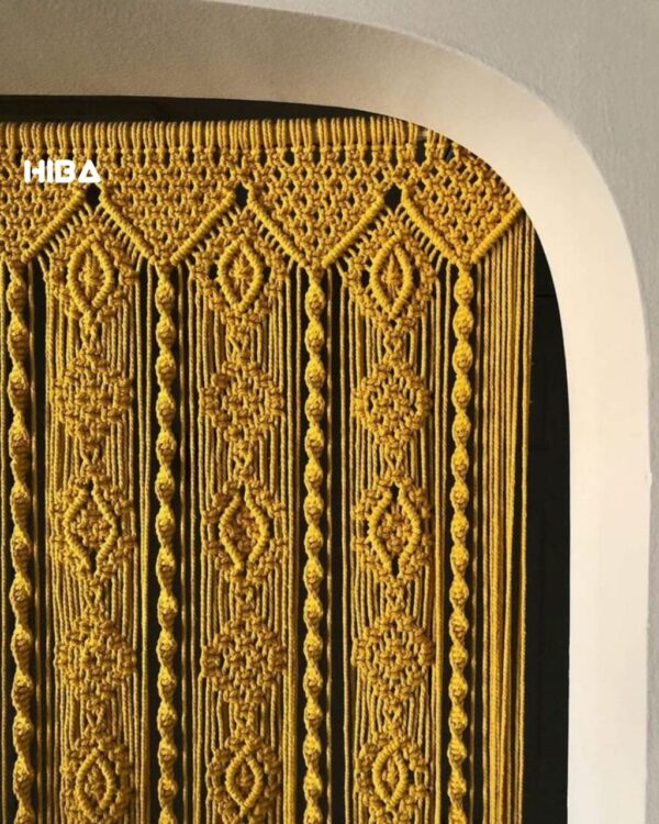 Boho Macrame Curtain: Chic Drapes for Weddings, Parties, and Home Decor - Image 3