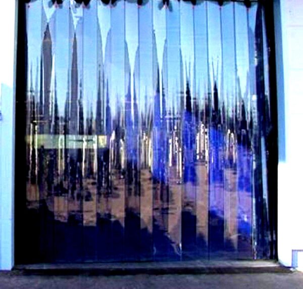 Kuber Industries Transparent PVC Door Curtain - 54x96 Inches, 6 Strips - Image 2