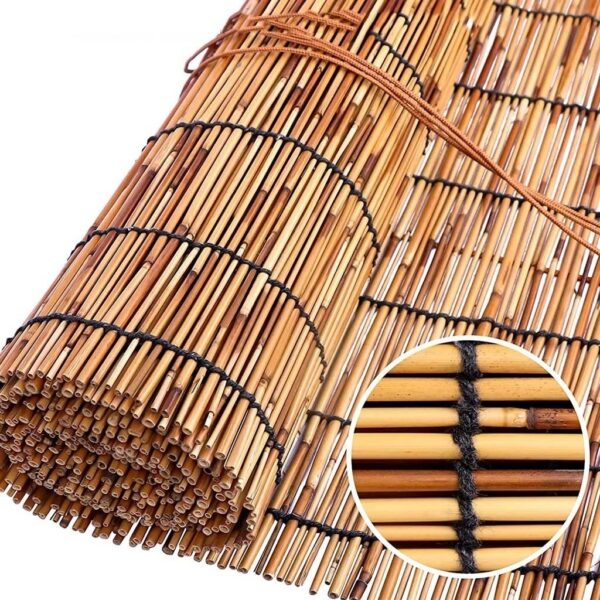 Bamboo Roller Shades: Natural Woven Blinds for Indoor and Outdoor Privacy - Image 3